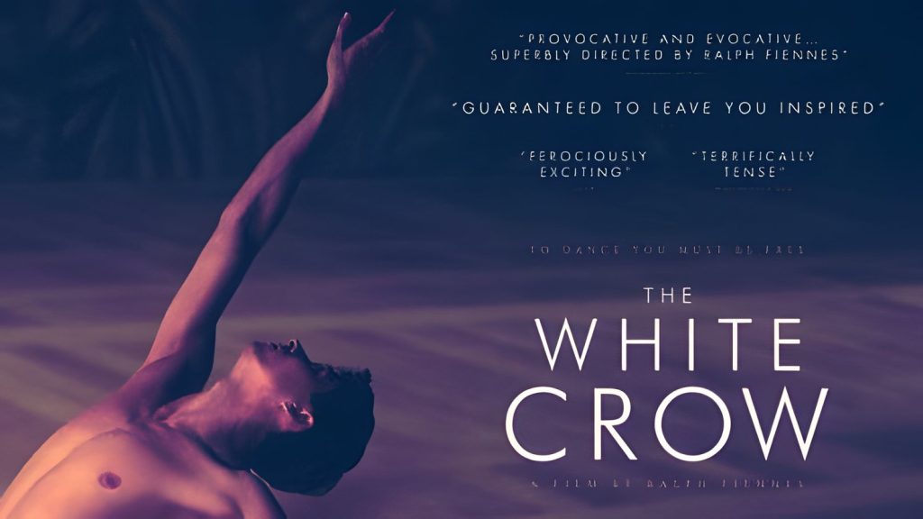 Cartel promocional de la pelicula The White Crow sobre Rudolf Nureyev