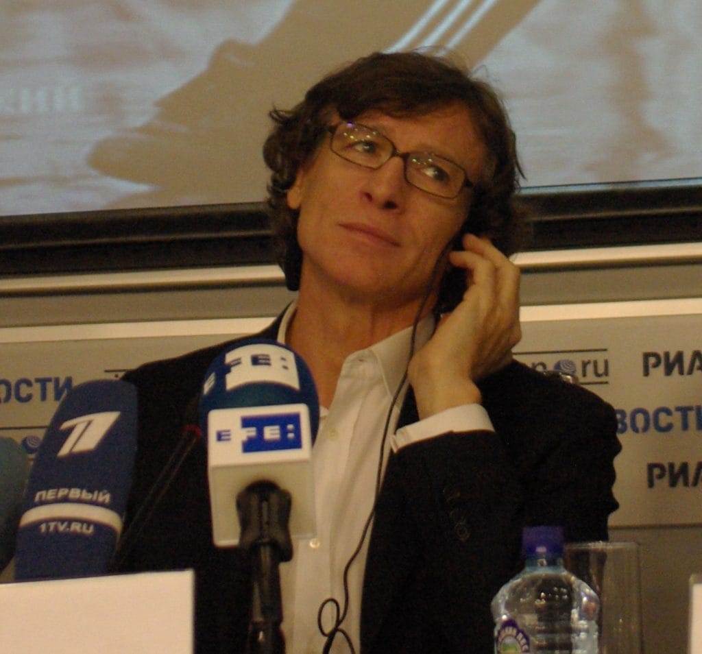 El coreografo Nacho Duato durante una rueda de prensa en Moscu en 2010